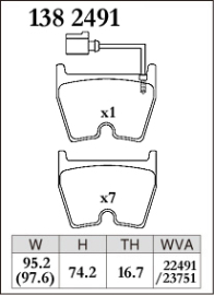 Dixcel Type M Brake Pads - Audi RS3 8V/TT RS 8S (Front)