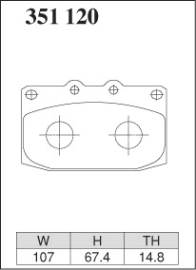 Dixcel Type Z Brake Pads - Mazda RX-7 FC3C/FD3S (Front)