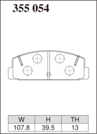 Dixcel Type Z Brake Pads - Mazda RX-7 FC3C FD3S/Mazda 6 GG GY (Rear)