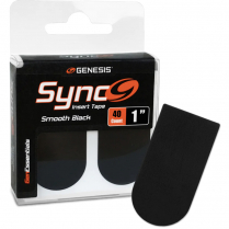 GENESIS SYNC TAPE &ndash; 1&rsquo;&rsquo; SMOOTH BLACK &ndash; 40 COUNT