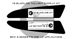 Goldenwrench Supply BMW 5 Series 2010-2013 (F10 Pre LCI) BLACKLINE Taillight Overlay Kit