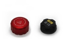 Goldenwrench Supply BMW M Series BLACKLINE Performance EDITION Red Chargecooler Coolant Tank Cap Cover