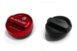 Goldenwrench Supply MINI 2020+ JCW / GP3 (F5X) BLACKLINE Performance Engine Cap Set (Oil Cap / Coolant Cap) - (Red)
