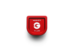 Goldenwrench Supply Toyota GR Supra 2020+ (A90) BLACKLINE Performance Washer Fluid Cap (Red)