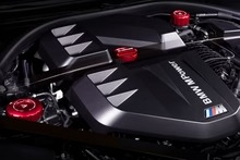 Goldenwrench Supply BMW 2021+ S58 Engine BLACKLINE Performance Edition RED Engine Cap Set (Oil Cap / Coolant Caps)