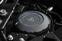 Goldenwrench Supply BMW 2021+ S58 Engine BLACKLINE Performance Engine Cap Set (Oil Cap / Coolant Caps) (Anthracite Grey)