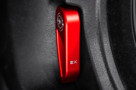 Goldenwrench Supply BMW M Car F Series BLACKLINE Performance Edition RED Hood Latch Handle (RHD)