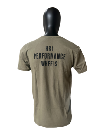 HRE Mens Military Green Worn T-Shirt