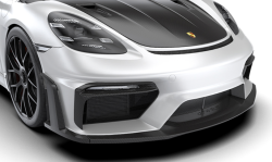 1016 Industries Porsche 718 Spyder RS Front Lip w/ Uprights (Carbon Fiber)