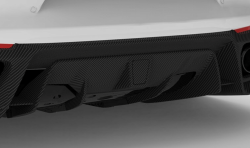 1016 Industries Ferrari 812 Superfast Rear Center Diffuser (Forged Carbon)