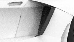 1016 Industries Lamborghini Aventador LP700 Radiator Vents (Twill Carbon)