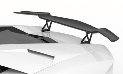 1016 Industries Lamborghini Aventador LP740 Rear Wing Stands and Carbon Base (Twill Carbon)