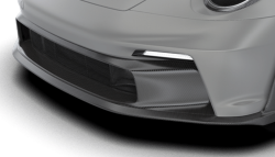 1016 Industries Porsche 992 GT3 RS Front Bumper Insert (Twill Carbon)