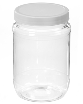 Jar, Plastic, Clear, 12oz (12 pack)