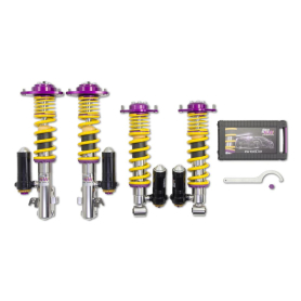 KW Coilover Kit V4 Clubsport for 07/2008+ Subaru Impreza Hatchback (GR, GH, G3) w/ Top Mounts