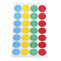 Labels Assorted Colors 3/4" (1000 pack)