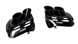 Ferrari 12Cilindri | Novitec Tailpipes (Set Of 2) - Black Stainless Steel