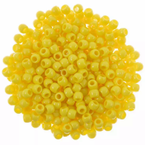 Bead, Pony, Yellow (500 pack)