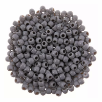 Pony beads, Gray (500 pack)
