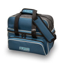 STORM 2-BALL TOTE DLX STEEL BLUE/BLACK