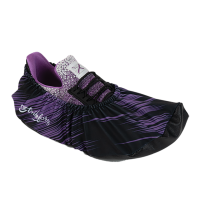 COUVRE CHAUSSURE RAYURES VIOLETTES