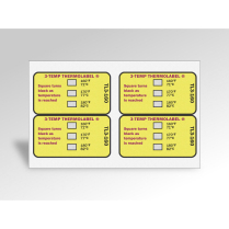 Temperature indicator, stick-on, 160F-170F-180F