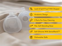 2 x In-Bra Breast Milk Collector