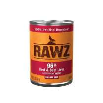 RAWZ Dog PATE 96% Beef  & Beef Liver 12/354g