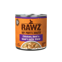 RAWZ Dog STEW Chicken, Beef & Goat&rsquo;s Milk 12/283g