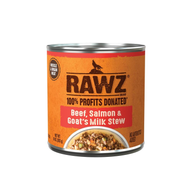 RAWZ Dog Beef, Salmon & Goat&rsquo;s Milk Stew 12/10oz