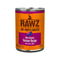 RAWZ Dog PATE 94% Venison with Goat&rsquo;s Milk 12/368g