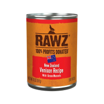 RAWZ Dog PATE 94% Venison with Green Mussels 12/368g