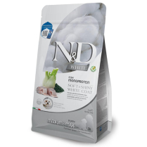 FARMINA N&D WHITE Puppy SeaBass & NorwegianKelp Med/Maxi 2kg
