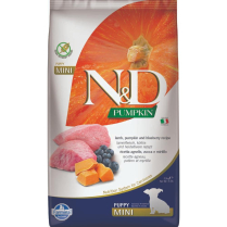 FARMINA N&D PUMPKIN Puppy Lamb & Blueberry Mini 2.5kg