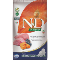 FARMINA N&D PUMPKIN Puppy Lamb & Blueberry Med/Maxi 2.5kg