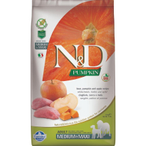 FARMINA N&D PUMPKIN Dog Boar & Apple Med/Maxi 12kg