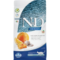 FARMINA N&D OCEAN Cat Herring, Pumpkin & Orange 1.5kg