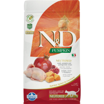 FARMINA N&D PUMPKIN Cat NEUTERED Quail & Pomegranate 1.5kg