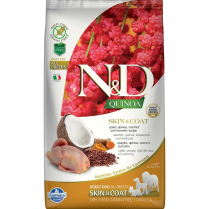 FARMINA N&D QUINOA Dog SKIN & COAT Quail Med/Maxi 7kg