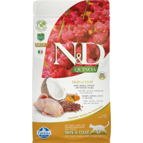 FARMINA N&D Dog QUINOA Cat SKIN & COAT Quail 1.5kg