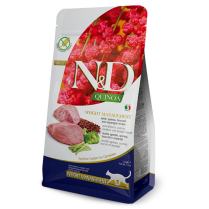 FARMINA N&D Dog QUINOA Cat WEIGHT MANAGEMENT Lamb 1.5kg
