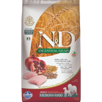 FARMINA N&D ANCESTRAL Dog Chicken & Pom Med/Maxi 2.5kg