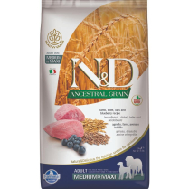 FARMINA N&D ANCESTRAL Dog Lamb & Blueberry Med/Maxi 12kg