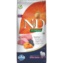 FARMINA N&D PUMPKIN Dog Lamb & Blueberry Maxi GIANT 12kg
