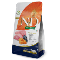 FARMINA N&D PUMPKIN Cat NEUTERED Lamb & Blueberry 1.5kg