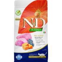 FARMINA N&D PUMPKIN Cat NEUTERED Lamb & Blueberry 5kg