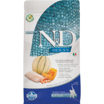 FARMINA N&D OCEAN Kitten Cod, Shrimp, Pumpkin & Melon 5kg
