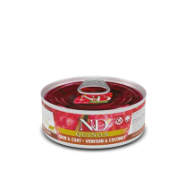 FARMINA N&D QUINOA Cat SKIN & COAT Venison & Coconut 24/80g