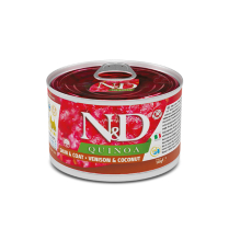 FARMINA N&D QUINOA Dog SKIN&COAT Venison&Coconut Mini 6/139g