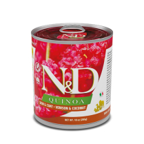 FARMINA N&D QUINOA Dog SKIN & COAT Venison & Coconut 6/285g
